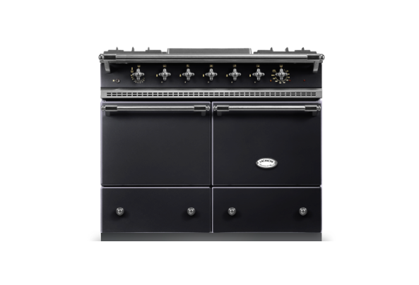 Lacanche Cluny Classic 100cm - Black Gloss & Brushed Stainless Steel