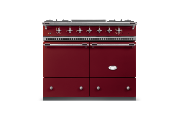 Lacanche Cluny Classic 100cm - Burgundy Red & Nickel