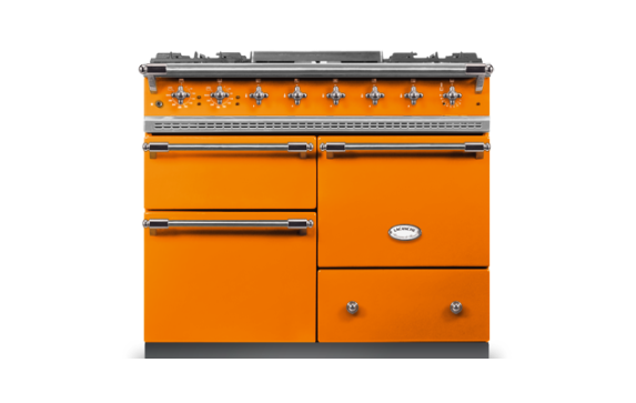 Lacanche Chagny Classic 100cm - Tangerine & Nickel