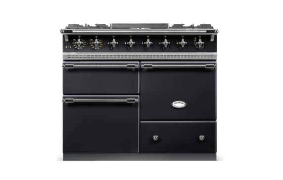 Lacanche Chagny Classic 100cm - Black Gloss & Brushed Stainless Steel