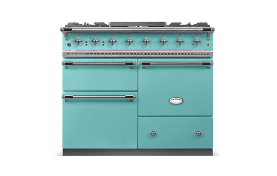 Lacanche Chagny Classic 100cm - Coral Blue & Brushed Stainless Steel