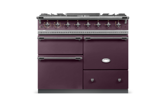 Lacanche Chagny Classic 100cm - Egglplant & Brushed Stainless Steel