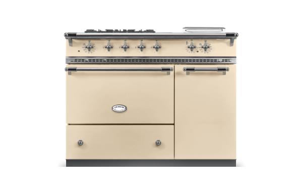 Lacanche Savigny Classic 100cm - English Cream & Brushed Stainless Steel