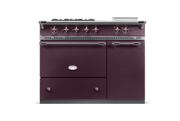 Lacanche Savigny Classic 100cm - Egglplant & Nickel