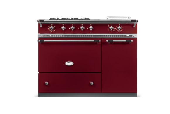 Lacanche Savigny Classic 100cm - Burgundy Red & Nickel
