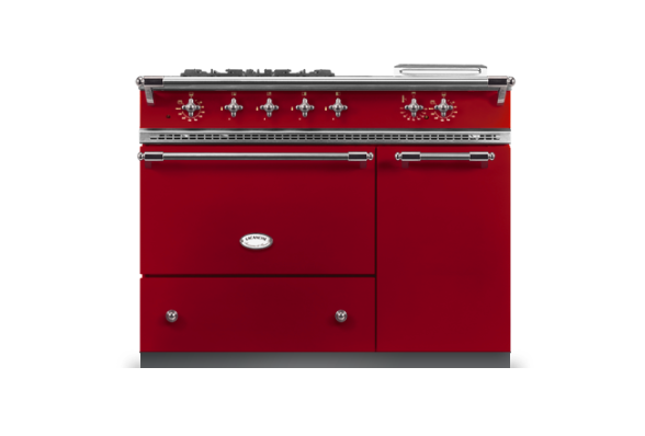 Lacanche Savigny Classic 100cm - Cherry Red & Nickel