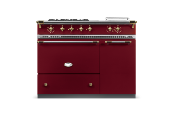 Lacanche Savigny Classic 100cm - Burgundy Red & Brass