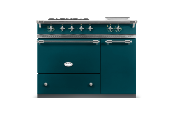 Lacanche Savigny Classic 100cm - Teal Blue & Matt Chrome