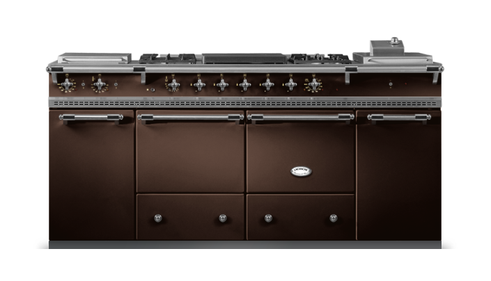 Lacanche Classic Cluny 1800 - Chocolat & Brushed Stainless Steel