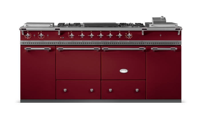 Lacanche Classic Cluny 1800 - Burgundy Red & Nickel