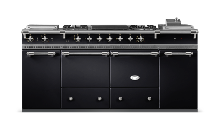 Lacanche Classic Cluny 1800 - Black Gloss & Matt Chrome
