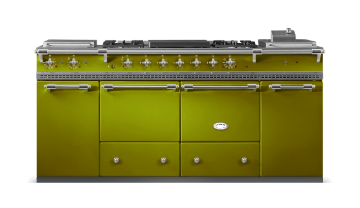 Lacanche Classic Cluny 1800 - Olive Green & Matt Chrome
