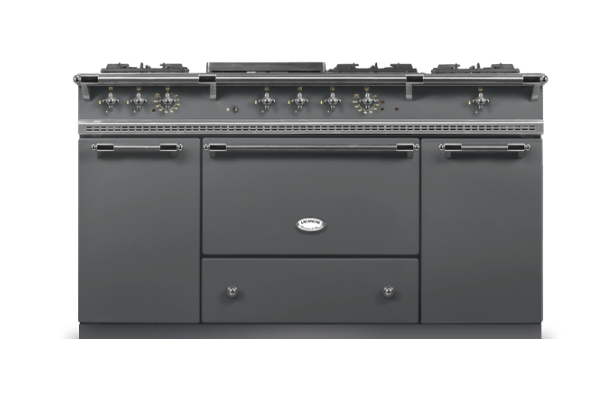 Lacanche Classic Citeaux 150cm - Slate Grey & Brushed Stainless Steel