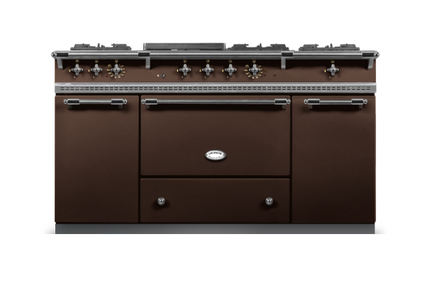 Lacanche Classic Citeaux 150cm - Chocolat & Brushed Stainless Steel