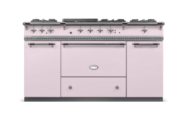 Lacanche Classic Citeaux 150cm - Pink Quartz & Nickel