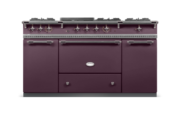 Lacanche Classic Citeaux 150cm - Egglplant & Nickel