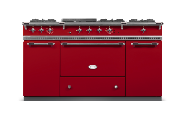 Lacanche Classic Citeaux 150cm - Cherry Red & Nickel