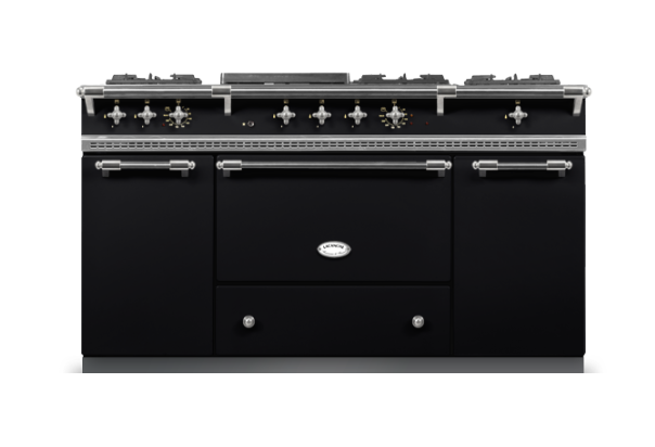 Lacanche Classic Citeaux 150cm - Black & Matt Chrome