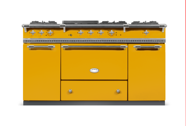 Lacanche Classic Citeaux 150cm - Provence Yellow & Matt Chrome