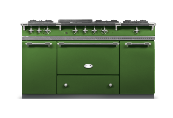 Lacanche Classic Citeaux 150cm - Dark Green & Matt Chrome