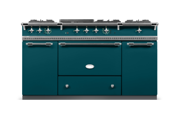 Lacanche Classic Citeaux 150cm - Teal Blue & Chrome
