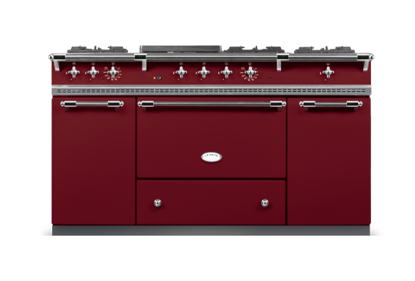 Lacanche Classic Citeaux 150cm - Burgundy Red & Chrome