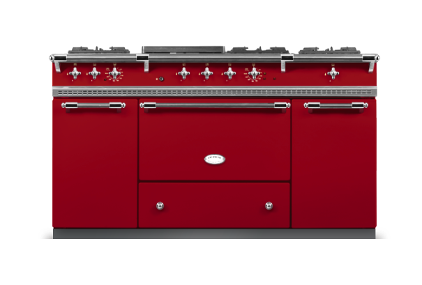 Lacanche Classic Citeaux 150cm - Cherry Red & Chrome