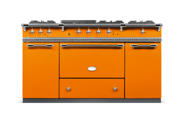 Lacanche Classic Citeaux 150cm - Tangerine & Chrome