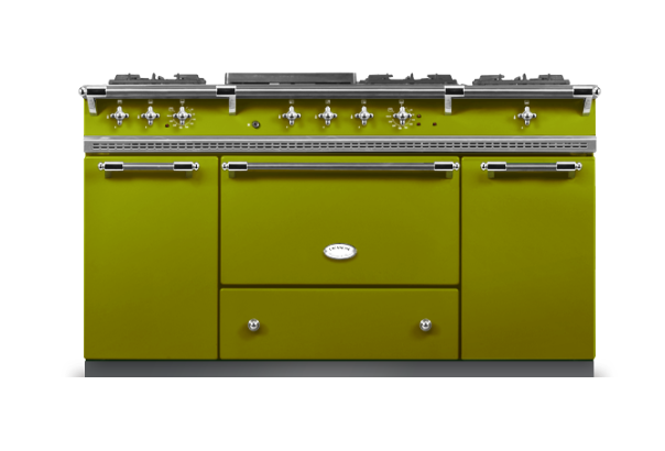 Lacanche Classic Citeaux 150cm - Olive Green & Chrome