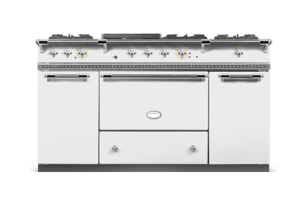 Lacanche Classic Citeaux 150cm - White & Chrome