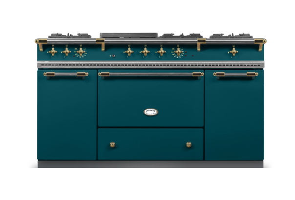 Lacanche Classic Citeaux 150cm - Teal Blue & Brass