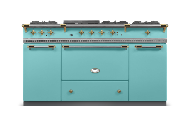 Lacanche Classic Citeaux 150cm - Coral Blue & Brass