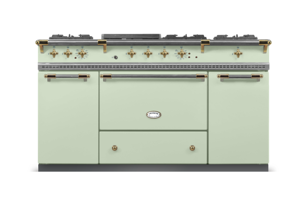 Lacanche Classic Citeaux 150cm - Lime Green & Brass