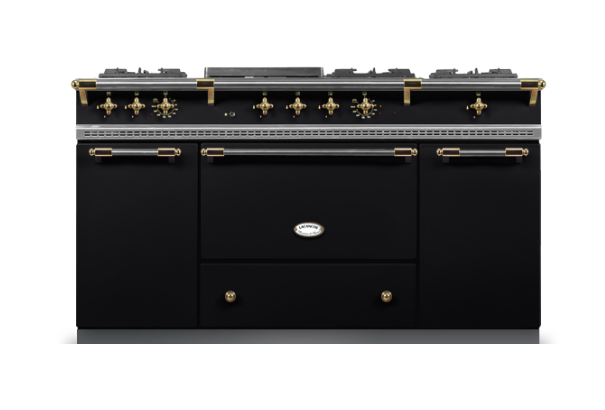 Lacanche Classic Citeaux 150cm - Black & Brass