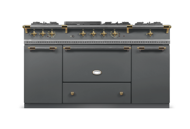 Lacanche Classic Citeaux 150cm - Slate Grey & Brass