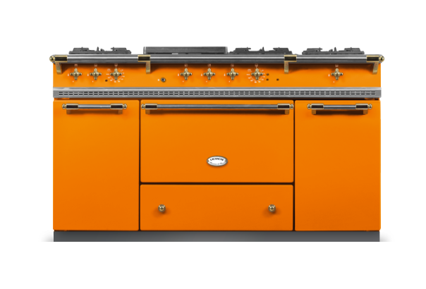 Lacanche Classic Citeaux 150cm - Tangerine & Brass
