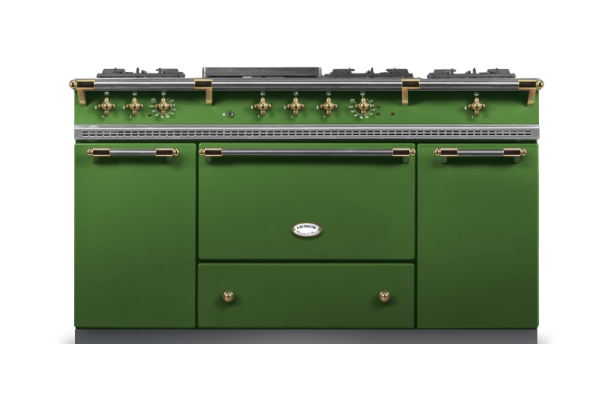 Lacanche Classic Citeaux 150cm - Dark Green & Brass