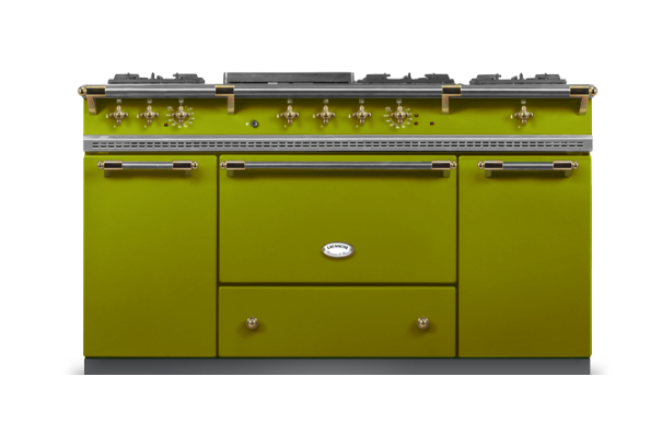 Lacanche Classic Citeaux 150cm - Olive Green & Brass