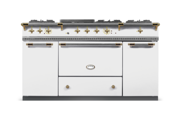 Lacanche Classic Citeaux 150cm - White & Brass