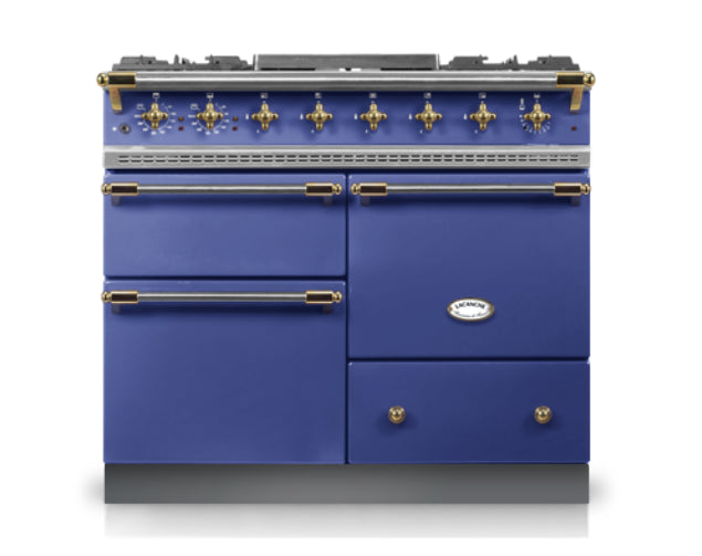 Lacanche Chagny Classic 100cm - Portuguese Blue & Brass | LCF1053