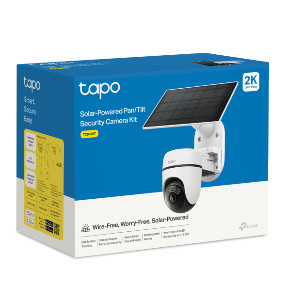 Tapo Solar-Powered Floodlight Pan/Tilt Security Camera Kit | TAPOTC50KIT