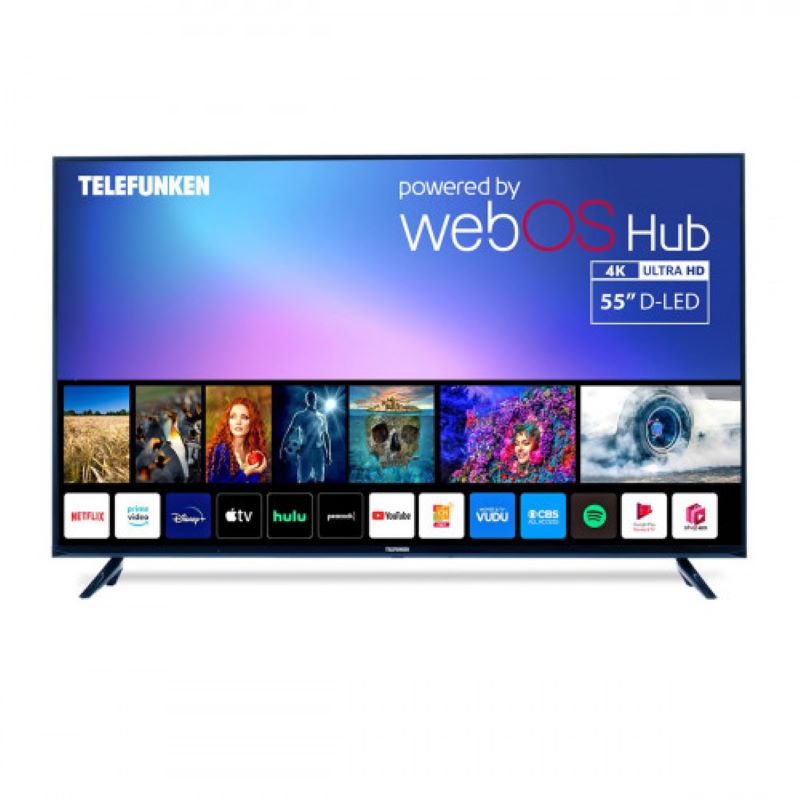 Telefunken 55″ DLED UHD WebOS Smart TV | TS5520