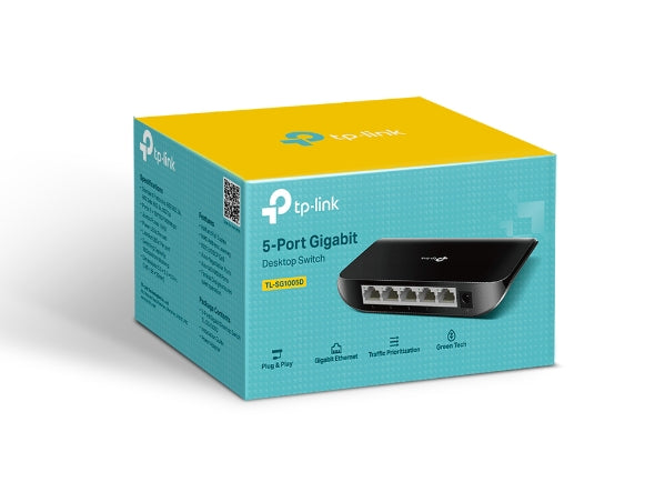 TP Link 5-Port Gigabit Desktop Switch | TL-SG1005D
