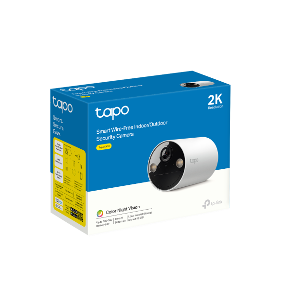 Tapo Battery-Powered Outdoor Security Camera | Tapo C410