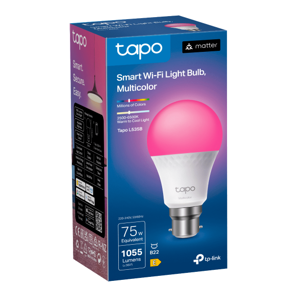 Tapo Smart WiFi Light Bulb - Multicolor | TAPOL535B