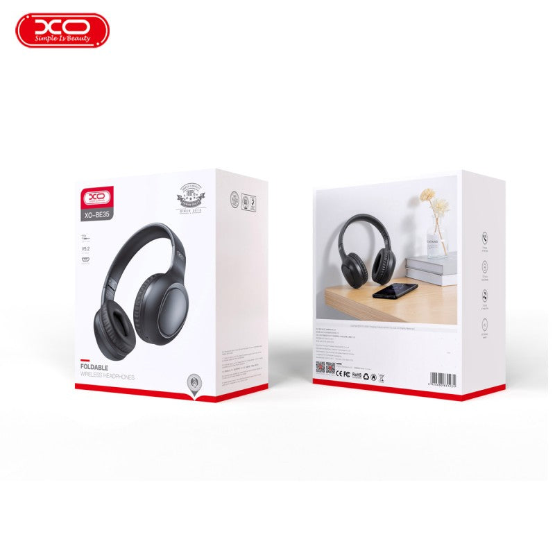 Bluetooth Headphones - Black | XO-BE45B