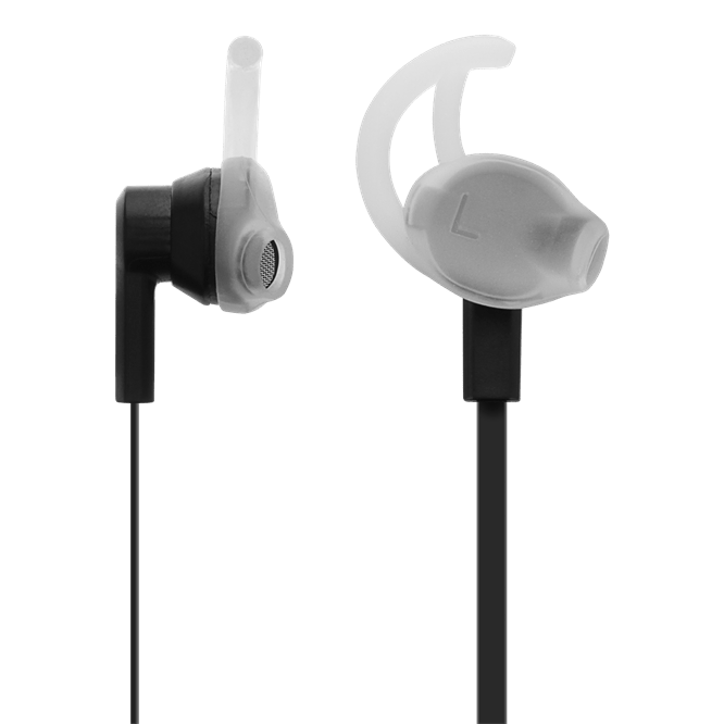 Streetz In-Ear Headphones - Black | HLBT303