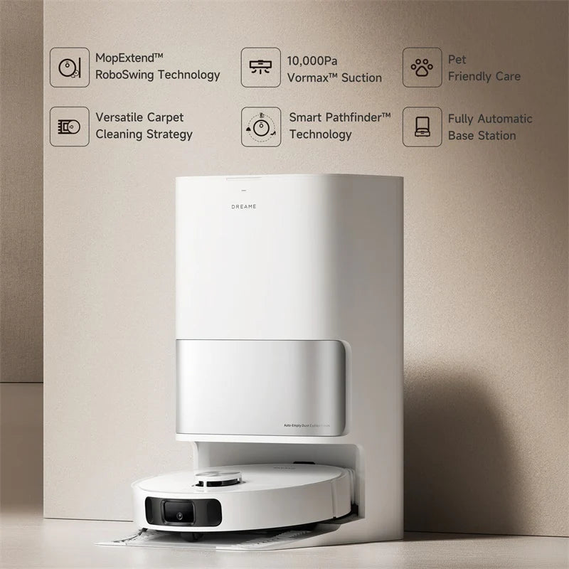 Dreame L10s Ultra Gen 2 Robot Vacuum Cleaner and Mop - White | RLL32SE