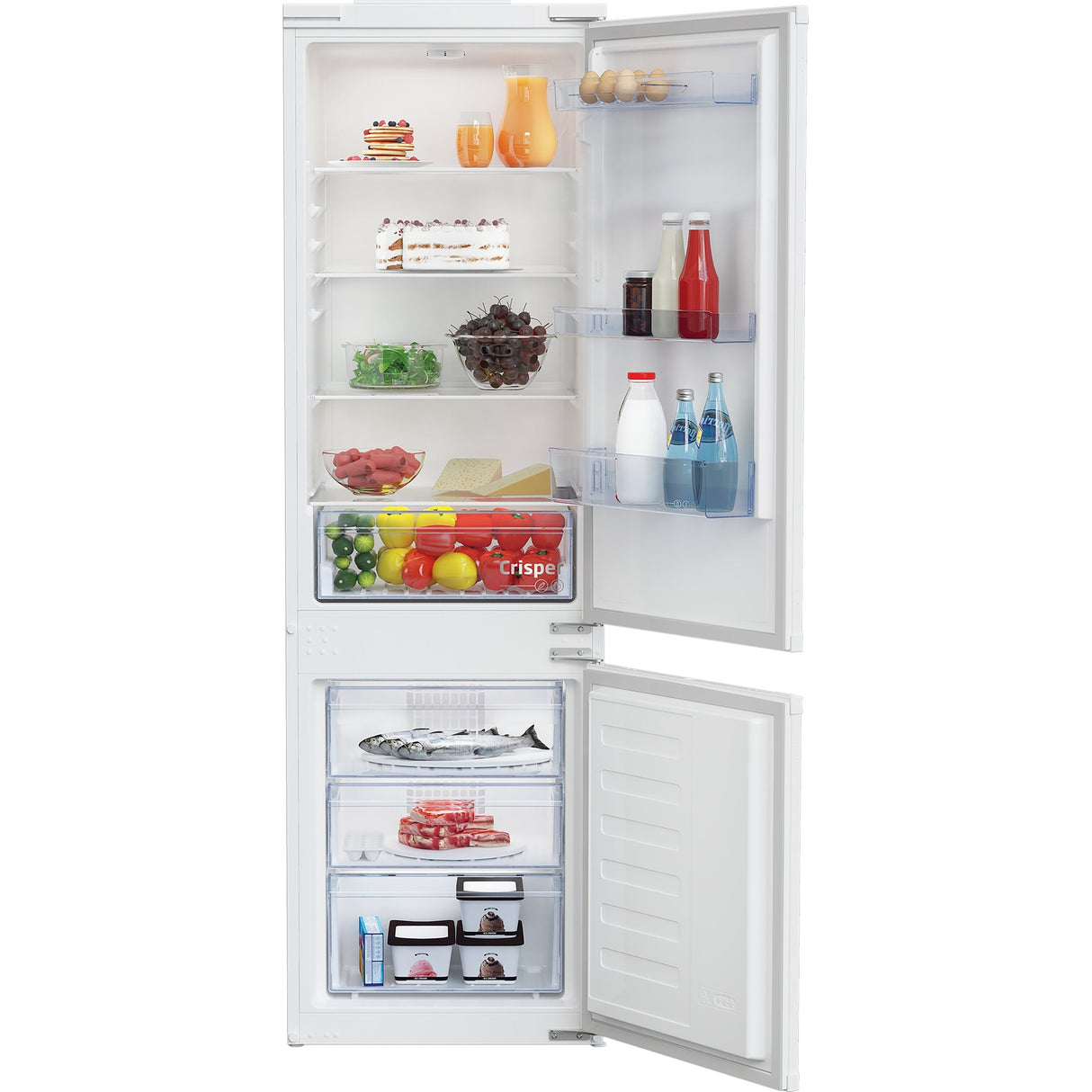 Beko Integrated Fridge Freezer 70:30 BCSM473