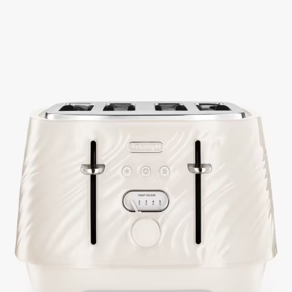De'Longhi Ballerina Seta Toaster - Cream | CTDS4003.CR